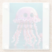 Celestial Jellyfish Glasuntersetzer (Rückseite)