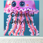 Celestial Jellyfish Leinwanddruck (Insitu (Holzboden))