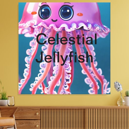 Celestial Jellyfish Leinwanddruck (Insitu (Wohnzimmer))