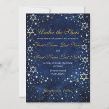 Celestial Jewish Invitation 