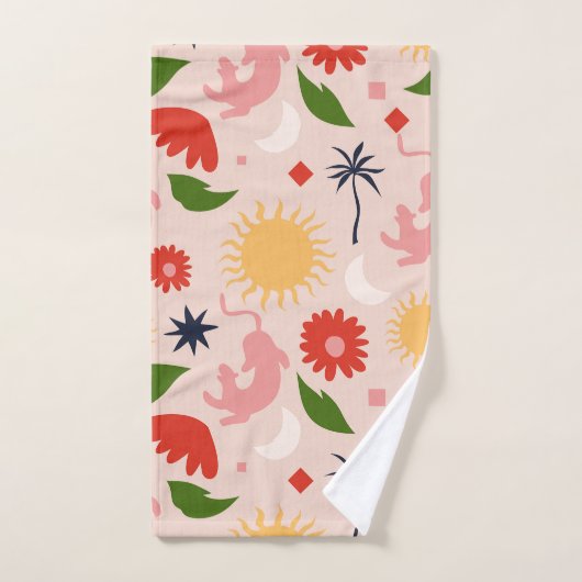 Celestial Jungle Badhandtuch Set (Handtuch)