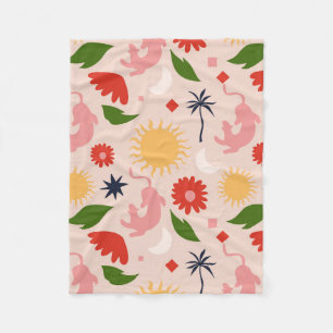 Celestial Jungle Fleecedecke