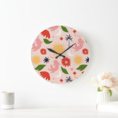 Celestial Jungle Große Wanduhr (Zuhause)