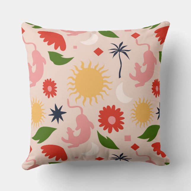 Celestial Jungle Kissen (Rückseite)