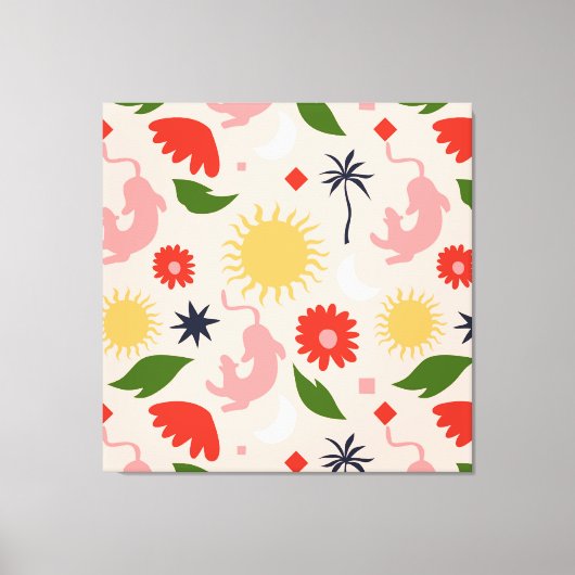 Celestial Jungle Leinwanddruck (Vorderseite)