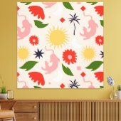 Celestial Jungle Leinwanddruck (Insitu (Wohnzimmer))