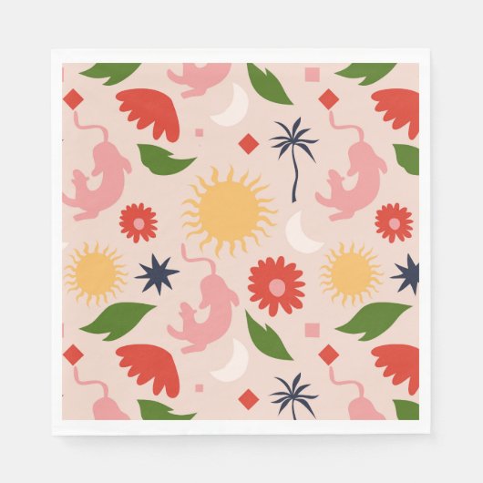 Celestial Jungle Serviette (Vorderseite)