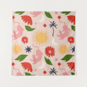 Celestial Jungle Wandteppich (Vorderseite)