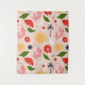 Celestial Jungle Wandteppich (Vorderseite)