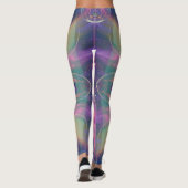 Celestial Kaleidoscopic Dreams Leggings (Rückseite)