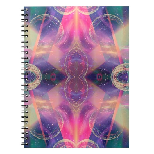Celestial Kaleidoscopic Dreams Notizblock (Vorderseite)