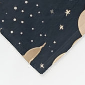 Celestial Kids Multiple Fotos Monogram Fleecedecke (Ecke)