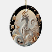 Celestial Kirin Fantasy Collection Keramik Ornament (Rechts)