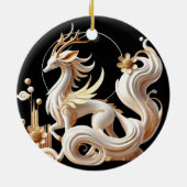 Celestial Kirin Fantasy Collection Keramik Ornament (Hinten)