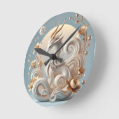 Celestial Kirin Fantasy Collection Runde Wanduhr (Winkel)