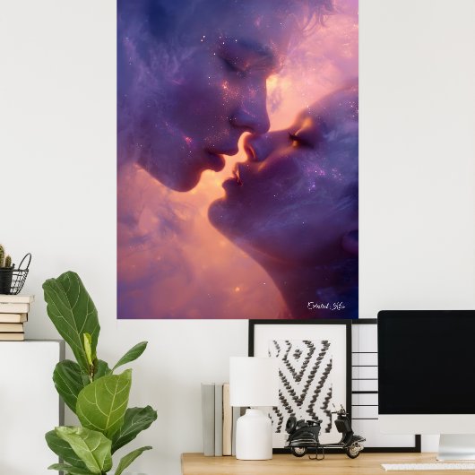Celestial Kiss  Poster (Heimbüro)