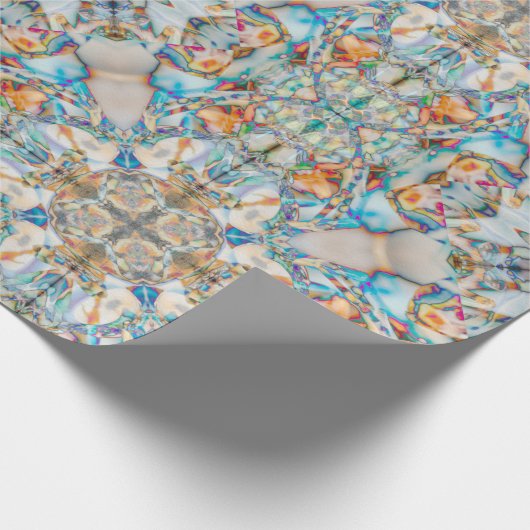Celestial Lace Mosaic Geschenkpapier (Ecke)
