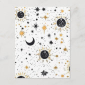 Celestial Large Wedding Enclosure Card Begleitkarte (Rückseite)