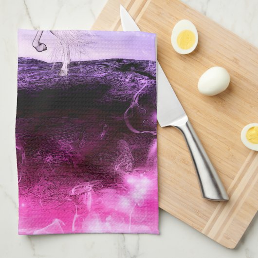 Celestial Leap Geschirrtuch (Viertel Falte)