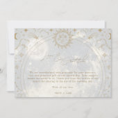 Celestial Liebe Dankbarkeit Foto Hochzeit Vielen D Dankeskarte (Vorderseite)