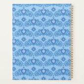 Celestial Liebe Stars Herz Name Light Blue Planer (Rückseite)