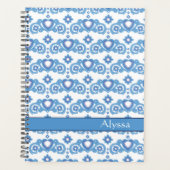 Celestial Liebe Stars Herzname Weiß Planer (Vorderseite)