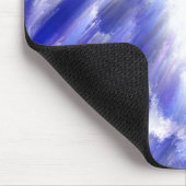 Celestial Light Burst Abstrakte Kunst drucken Mousepad (Ecke)