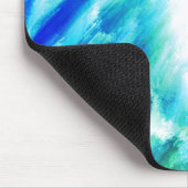 Celestial Light Burst Abstrakte Kunst drucken Mousepad (Ecke)