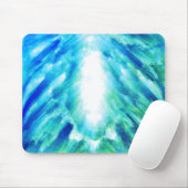 Celestial Light Burst Abstrakte Kunst drucken Mousepad (Mit Mouse)