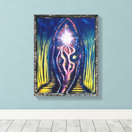 Celestial Light Leinwanddruck (Insitu (Holzboden))