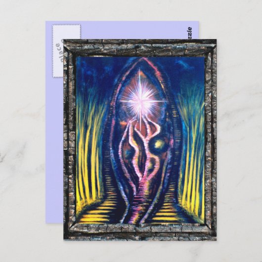 Celestial Light Postkarte (Vorne/Hinten)