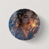 Celestial Lightbearer - Angel Holding the Star Button (Vorderseite)