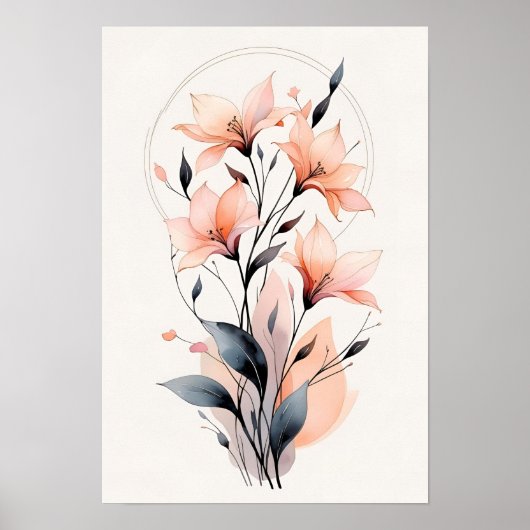 Celestial Lilies Poster (Vorne)