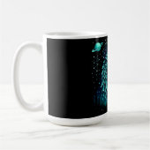 Celestial Lion – Cosmic King Wildlife Galaxy Kaffeetasse (Links)