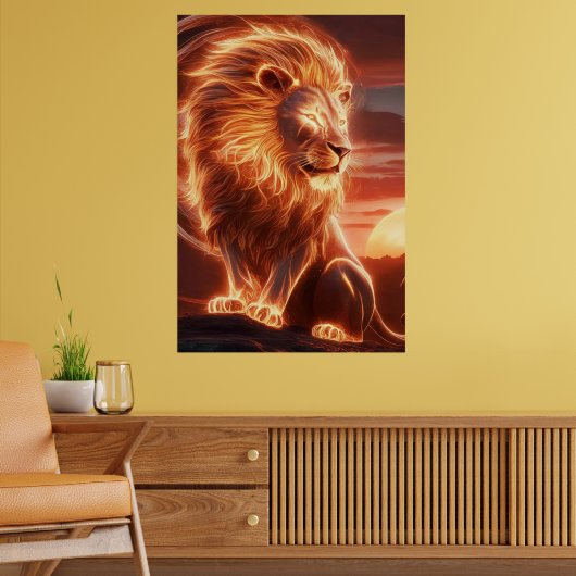 Celestial Lion Poster (Wohnzimmer 2)