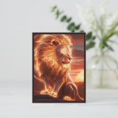 Celestial Lion Postkarte (Stehend Vorderseite)