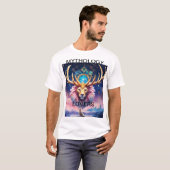 Celestial Lion Stag: Mythische Fusion T-Shirt (Vorne ganz)