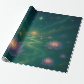 Celestial Lotus Wrapping Paper Geschenkpapier (Ungerollt)