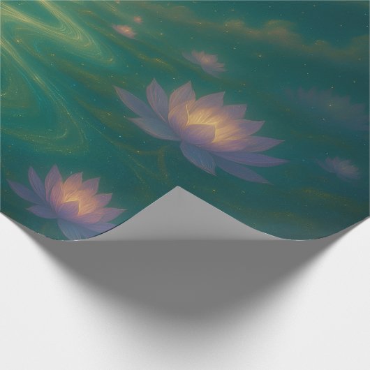 Celestial Lotus Wrapping Paper Geschenkpapier (Ecke)