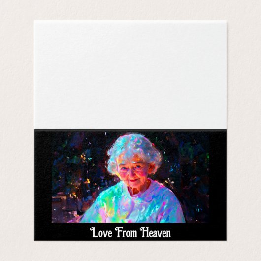 *~*Celestial Love Oma Beileid (Außenseite Aufgefaltet)