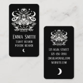 Celestial Luna Moth Bussincard Visitenkarte (Vorne/Hinten)