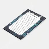 Celestial Lunar Wild Wolf Post-it Klebezettel (angewinkelt)