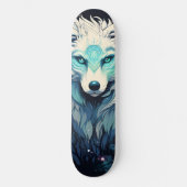 Celestial Lunar Wild Wolf Skateboard (Vorderseite)