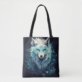 Celestial Lunar Wild Wolf Tasche (Vorderseite)