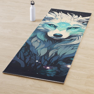 Celestial Lunar Wild Wolf Yogamatte