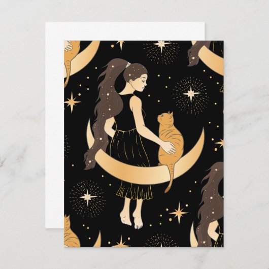 Celestial Magic Dankeskarte (Vorne/Hinten)