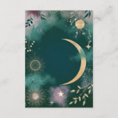 Celestial Magic Moon & Stars Smaragddetails Begleitkarte (Rückseite)