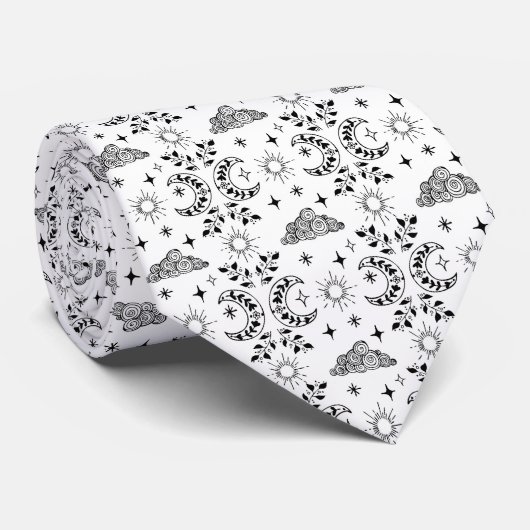 Celestial Magic Necktie Krawatte (Gerollt)