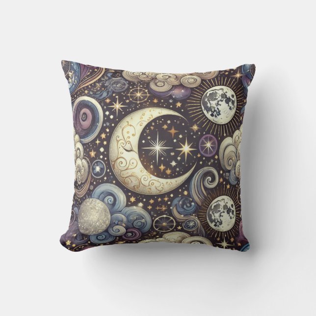 Celestial Magic Throw Kissen (Vorderseite)