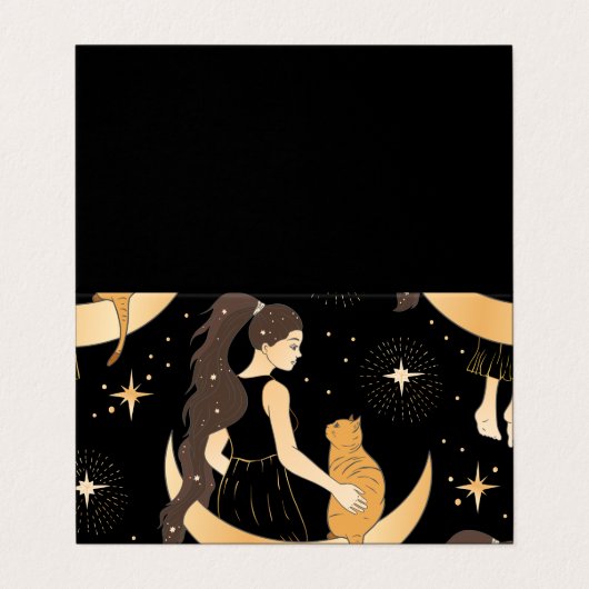 Celestial Magic Visitenkarten (Außenseite Aufgefaltet)